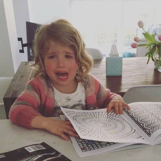 #tbt to that time my little one had an epic meltdown because she didn’t want to eat zucchini.  Tip: this is how you negotiate with your kids to get them to eat their veggies!
