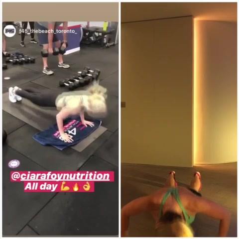 Read the caption- this is NOT about fitness, but it is about transformation!⁣
⁣
My then 5-year old daughter took the video on the right in the hallway of a hotel room in Spain just weeks before my…